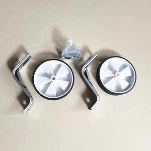 Roues d'apprentissage pour vélo d'enfant 12-16 pouces en acier et PVC, roues latérales auxiliaires pour accessoires de vélo enfant - Product Image 2