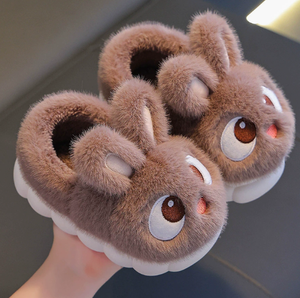 Pantofole Antiscivolo in Morbido Peluche a Forma di Coniglio, Calde e Carine, per Ragazze - Product Image 1