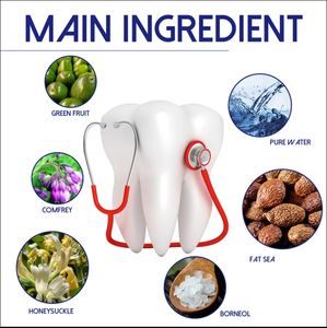 Fórmula profesional Ecológico Alivio del dolor de muelas Spray <span class=keywords><strong>Ingredientes</strong></span> herbales naturales para un control temporal efectivo del dolor 20ml - Product Image 2