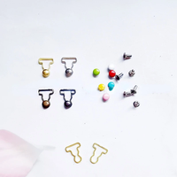 Mini boutons pour bricolage vêtements de poupée Jeans boucles en métal vêtements faits à la main Scrapbooking boutons couture