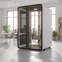 Cabines téléphoniques insonorisées multifonctionnelles UNIBOOTH modernes et durables, pods de travail, cadre en aluminium de précision, pour la maison, le bureau, les supermarchés