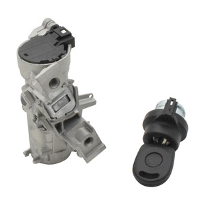 Cilindro de Bloqueo de Dirección con Llave para Volkswagen y Audi 4049 S4049, Cerradura Cilíndrica Negra - Product Image 2