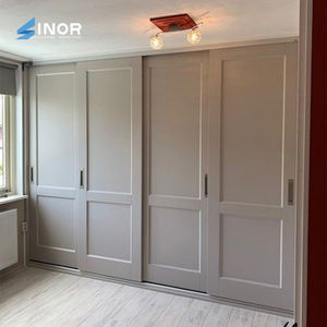 Armario de Almacenamiento de Madera Maciza de Roble de Lujo, Armario Independiente de Doble Puerta con Revestimiento Impermeable para Dormitorios de Alta Gama - Product Image 4