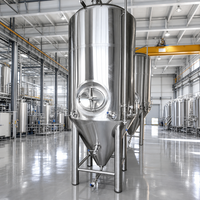 Tanks de Fermentation Isolés en Acier Inoxydable Tonsen 5BBL 10BBL 15BBL 20BBL – Fermenteurs 5-20BBL pour Ligne de Production de Bière Artisanale et Bars