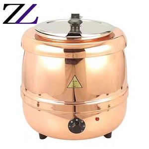 Chauffe-soupe électrique à induction, bol à soupe, avec couvercle de contrôle numérique, 28 l, set de buffet noir, <span class=keywords><strong>bouilloire</strong></span> chauffante - Product Image 6