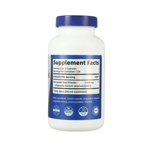 Cápsulas de Semillas de Fenogreco de Alta Potencia, 240 Unidades, para la Salud Masculina, Extractos de Plantas de Fenogreco, Suplemento para Adultos - Product Image 2