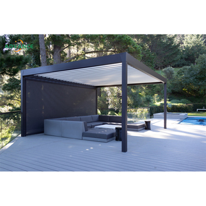 Pergola à lames en aluminium de haute qualité, pavillon extérieur moderne pour <span class=keywords><strong>terrasse</strong></span> <span class=keywords><strong>et</strong></span> jardin - Product Image 5