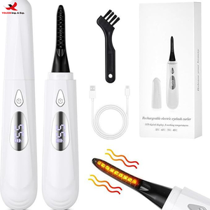 New Style <b>Makeup</b> <b>Tools</b> Natural False Lashes Lifting USB Rechargeable Electric Heated Eyelash Curler GZ RTS Bulk Mixed Order - Product Image 1