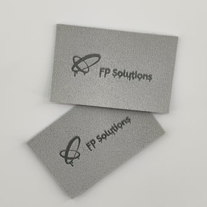 Parches de Cuero Personalizados de Microfibra Tipo Gamuza, Etiquetas de Cuero Termoadhesivas, Parches Cosidos, Etiquetas de Cuero para Jeans, Accesorios para Prendas - Product Image 1