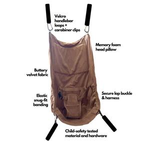 Hamaca portátil para bebés, columpio infantil perfecto para viajes al aire libre, ideal para mamás y bebés recién nacidos en movimiento. - Product Image 4