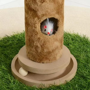 Vente en gros usine : Arbre à chat, griffoir, structure d'escalade et jouet pour chat, résistant aux griffures, anti-déchirure, ne se détache pas - Product Image 4