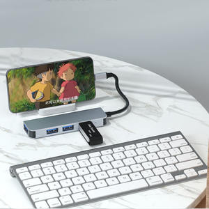 USB <span class=keywords><strong>3</strong></span>,0 <span class=keywords><strong>Hub</strong></span> tipo C USB OTG 4 puertos Multi Splitter adaptador portátil accesorios USB3.0 4 Por <span class=keywords><strong>HUB</strong></span> para <span class=keywords><strong>Xiaomi</strong></span> Lenovo Macbook Pro - Product Image 4