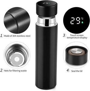 Meilleure vente Tasse isolée de voyage en acier inoxydable à double paroi Tasse <span class=keywords><strong>infuseur</strong></span> intelligente <span class=keywords><strong>et</strong></span> bouteille d'eau pour thé, café <span class=keywords><strong>et</strong></span> jus de fruits - Product Image 5
