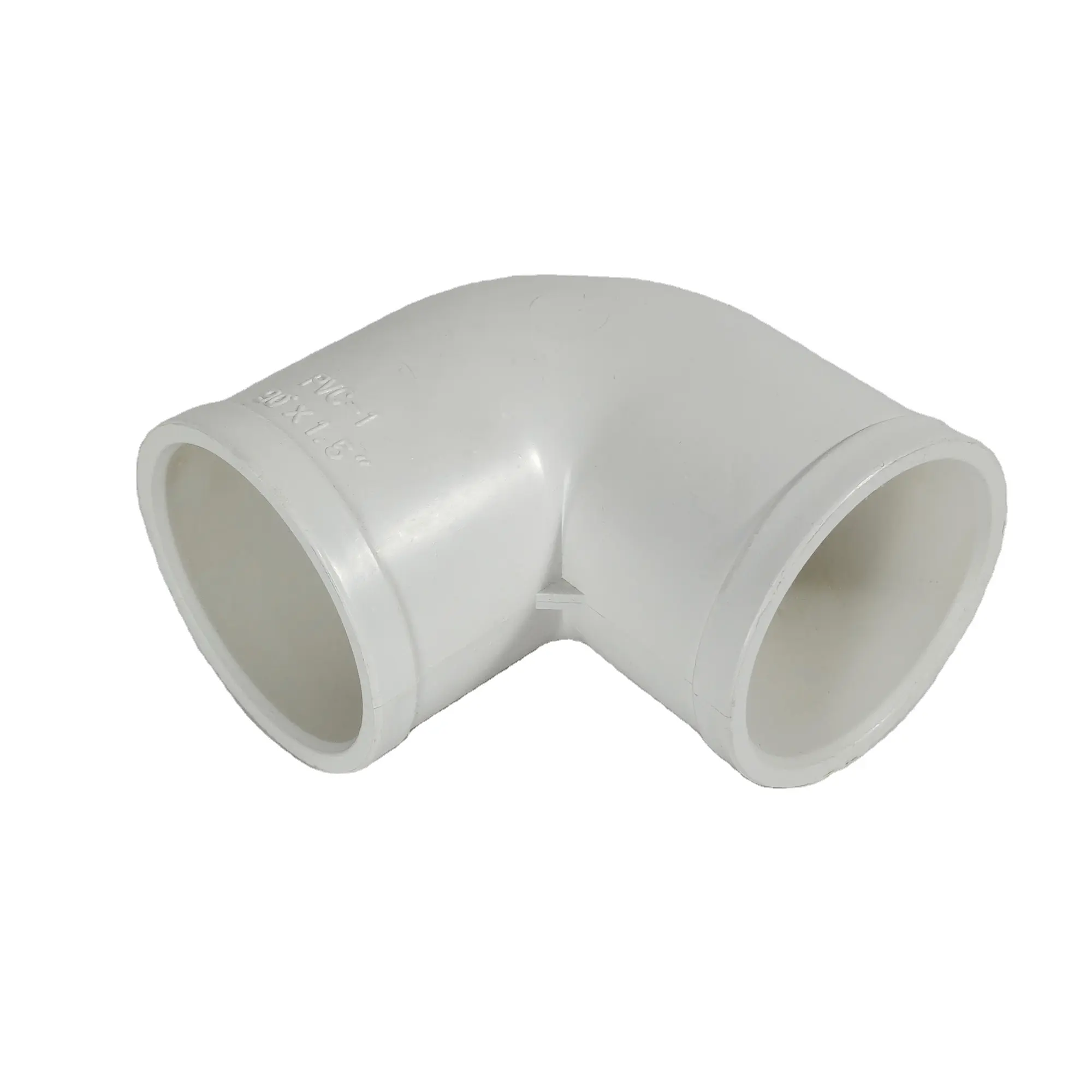 Codo Componentes de bañera sanitaria Accesorio de tubería de PVC Codo de 90 grados