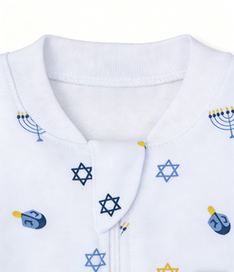 Conjunto de Ropa para Bebé Recién Nacido 2026, con Cierre y Diseño de Hanukkah - Product Image 5