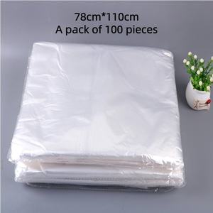 Cape <span class=keywords><strong>de</strong></span> <span class=keywords><strong>coiffure</strong></span> jetable imperméable en plastique PE à lacets pour salon <span class=keywords><strong>de</strong></span> <span class=keywords><strong>coiffure</strong></span>, teinture et permanente - Product Image 6