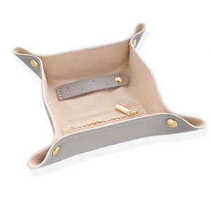 Creative PU jewelry bag, foldable jewelry box, <b>ring</b>, earring, and <b>necklace</b> storage rack, simple and stylish jewelry tray - Product Image 5
