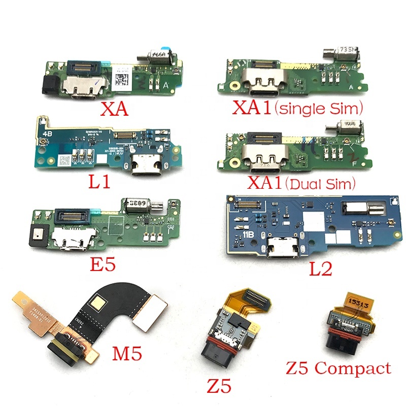 USB 充電ポートドックコネクタボードフレックスケーブル修理部品 Sony