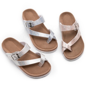 <span class=keywords><strong>Sandalias</strong></span> para mujer con suela de corcho, zapatos de verano para exteriores, a la moda - Product Image 6