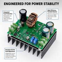 Convertisseur DC-DC Boost 10A 600W, carte de convertisseur 12-60V vers 12-80V, module d'alimentation pour systèmes 10A 12V