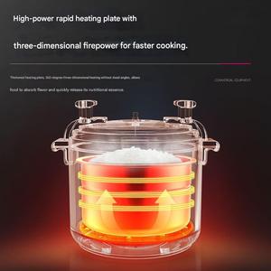 Olla a Presión Eléctrica de Gran Tamaño, 40 Litros, Uso Comercial, Cuerpo de Acero Inoxidable, Uso Seguro, Mantiene el Calor Durante Mucho Tiempo, Olla Nutritiva - Product Image 4