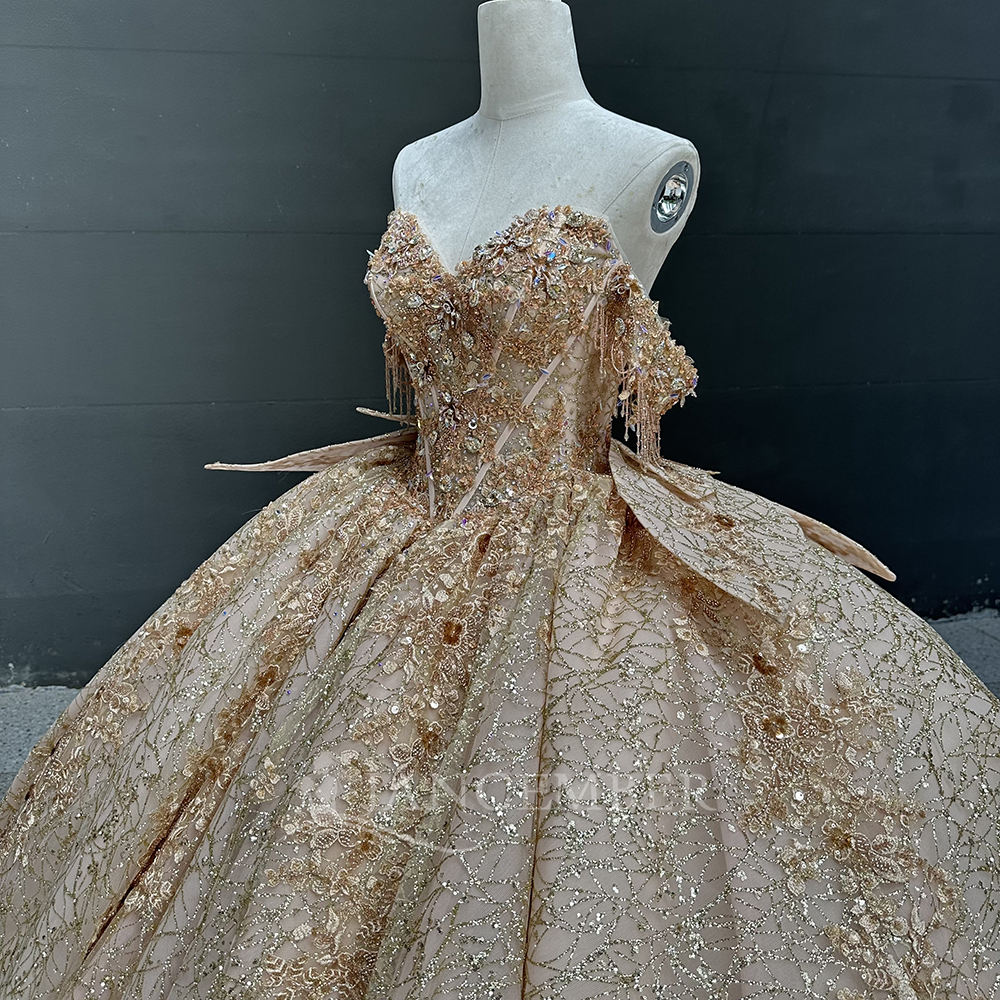 celestial prom gown