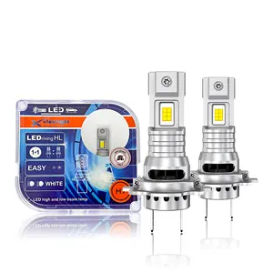 Plug And Play TP8 60W Led Car Light Mini Size Fan H11 H7 LED Headlight Bulb 9005 9006 9012 H4 CSP 3570 Car LED Light Fog Lamps