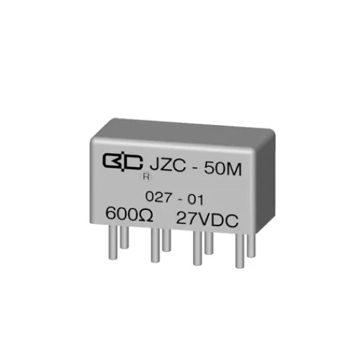 JZC-50M 2 Form C Hermetically Sealed Electromagnetic Relay 5A 28VDC for Aerospace Aircraft Avionics Boat Instruments Vehicle