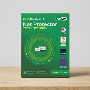 Logiciel de protection antivirus Net Protector Total Security 2026 pour 50 utilisateurs, 3 ans, pour la sécurité informatique des entreprises et la protection complète du système - Product Image 1