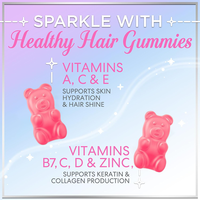 Rosebest OEM Private Label Complément alimentaire multi-vitamines 14-en-1 pour cheveux, peau et ongles, 5000 mcg de biotine, gommes vitaminées pour la croissance des cheveux