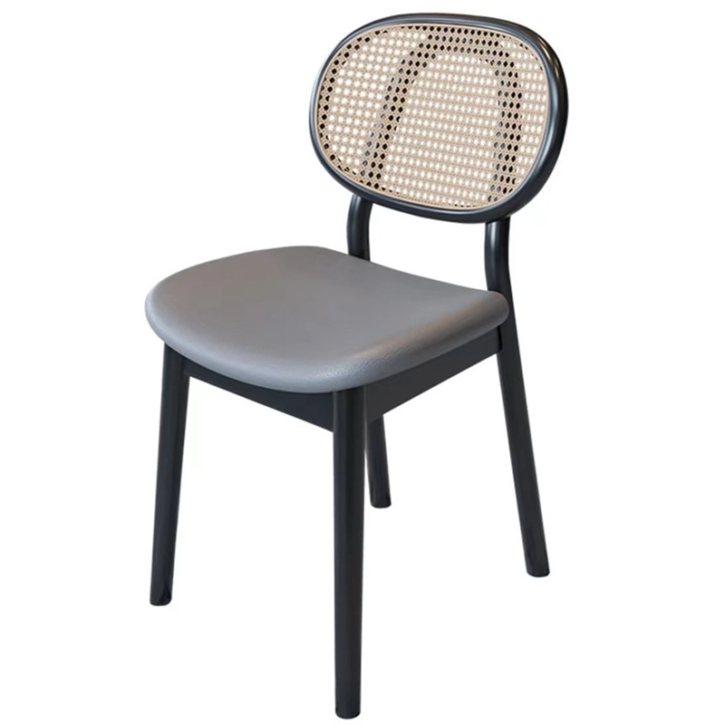 Silla de ratán tejido 2