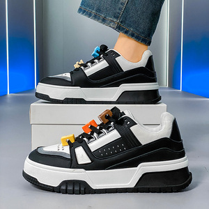 2025 luxe vente chaude concepteur chaussures de marche à lacets haute qualité hauteur augmentant en cuir plate-forme de sport automne saison maille - Product Image 4