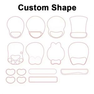 Wholesale Ergonomic Memory Foam Promotion Business Gift Mousepads Custom Logo <b>Mouse</b> Pad With Wrist Rest - Product Image 5