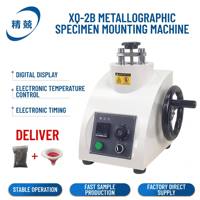 Máquina de Preparación de Muestras Metalográficas por Compresión en Caliente Semiautomática XQ-2B para Investigación de Laboratorio, Prensa de Montaje de Especímenes