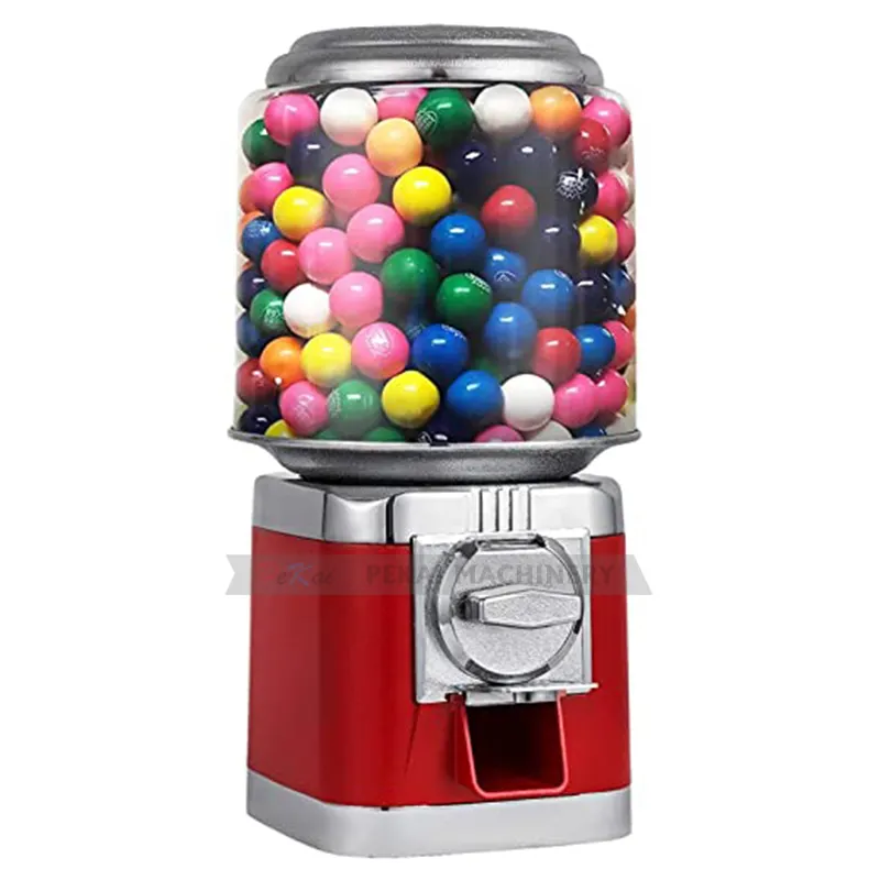 Dispensador de dulces con cápsula de huevo operada por monedas, máquina expendedora de gominolas