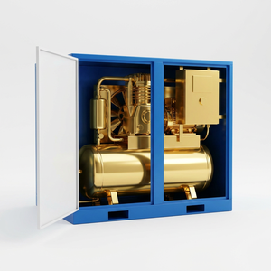 Compresor de Tornillo Industrial Estacionario de Grado Industrial, Refrigerado por Aire, Lubricado por Conexión Directa - Product Image 1