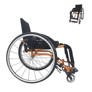 Fauteuil roulant sport confortable-Aluminium, largeur de siège réglable (30-46cm) - Product Image 1