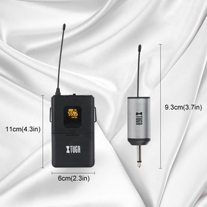 Top qualité portable uhf sans fil mini micro cravate avec casque - Product Image 3