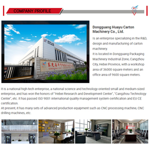 Chất lượng cao Tự động pre-folding thư mục tông gluer Máy tính để bàn hộp carton thư mục gluer máy - Product Image 5