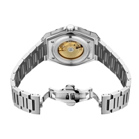 Montre mécanique pour homme OEM personnalisée 40 mm de luxe en acier inoxydable 316L SW200-1, superluminescente, automatique, pour la Suisse