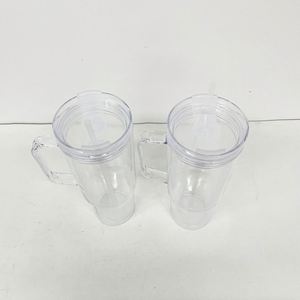 Vaso Acrílico de Plástico con Purpurina de 40 oz Preperforado con Tapón de Silicona para Globo de Nieve DIY - Product Image 4