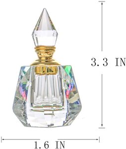 Flacons de parfum <span class=keywords><strong>vintage</strong></span> de 3 ml, en cristal, vides, rechargeables, décoration de table à domicile, flacon de parfum en cristal, vente en gros d'usine - Product Image 3