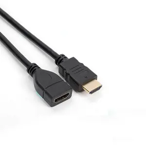 High Quality HDMI Cable Male to Female Cable 6.0mm CCS WITH GOLD CONNECTORS V1.4