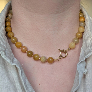 Collier ras de cou en chalcédoine rose, <span class=keywords><strong>bleu</strong></span> et violet vibrant de 10 mm, fermoir à bascule en acier inoxydable, bijoux intemporels pour femmes - Product Image 6