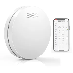 Ce En14604 Gecertificeerde Fabriek Outlet Draadloze Wifi Oem/Odm Service Rookbrandmelder Alarm Huis Beveiliging Alarmsysteem