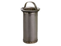 Industriële roestvrijstalen 304 316L mandfilter met flenshandvat voor water, afvalwater, olie, vloeistofleidingen