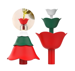 Embudo Plegable para Árbol de Navidad, Mini Embudo de Silicona para Cocina, Regalo, Libre de BPA, Utensilios de Cocina para Derrames de Aceite - Product Image 3