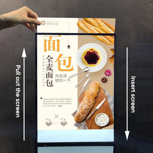Lightbox Window Display A0/A1/A2/<b>A3</b>/A4 Aluminum Poster Frame Snap Ultra Thin Advertising Metal Lighting Led Light <b>Box</b> Led Backli - Product Image 4