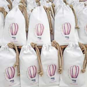 Eco-Friendly Storage Gift Bag Recycled Cotton Canvas Fabric <b>Pouches</b> Natural Cotton <b>Drawstring</b> Dust Bag for Party Favor - Product Image 1