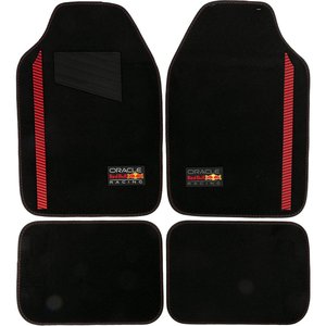 Set di tappetini 4 pezzi Powerbar nero/rosso - Product Image 4